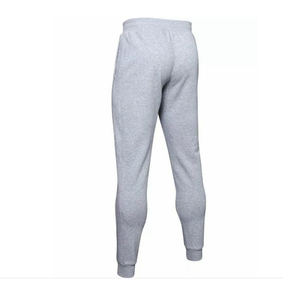 💖MEGA SALE💖Under Armour Rival Fleece Wordmark Joggers Men's XXL 1345634 035 - Picture 5 of 10